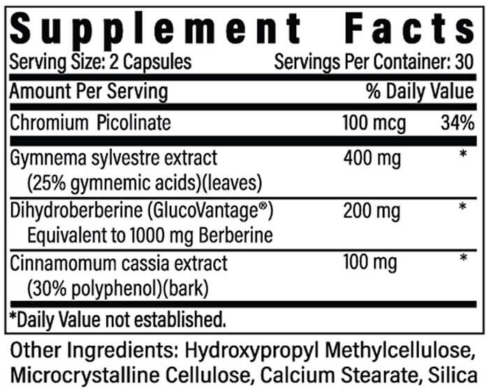 Advanced BioNutritionals GLP‑1 Plus supplement facts